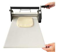 ALSUP Compact Dough Sheeter- Dual Boards, 0-17.5mm Thickness Adjustable, Stainless Steel Manual Dough Sheeter for Home, Easy Cleaning,Type400
