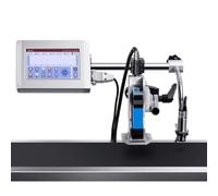 ALSUP In-line ink jet coder, 12.7/25.4 mm industrial ink jet printer, batch date, numerical code on cardboard boxes, plastic bags, cans, bottles for pets, etc.,12.7mm