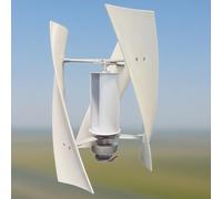 ALSUP Wind Turbine Vertical Permanent Maglev Generator, Magnetic Levitation Vertical Axis Electric Power Generator,12V-White