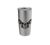 Alt Emo Egirl Eboy Gothic Tattoo Cross Butterfly Stainless Steel Insulated Tumbler