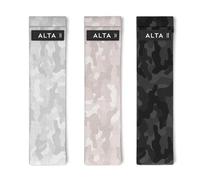 ALTA Booty Bands for Women - Premium Non-Slip Fabric Resistance Bands for Working Out - Cloth Resistance for Legs, Fabric Exercise Leg Straps for Working Out Women, Looped Hip Loop Set