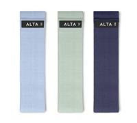 ALTA Booty Bands for Women - Premium Non-Slip Fabric Resistance Bands for Working Out - Cloth Resistance for Legs, Fabric Exercise Leg Straps for Working Out Women, Looped Hip Loop Set