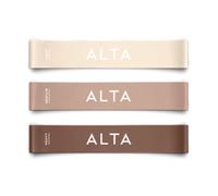 ALTA Mini Loop Bands for Exercise - Premium Durable Latex - Small Resistance Bands for Women, Booty Bands for Working Out, Leg Stretch Loops for Physical Therapy, Pilates Exercise Mini Bands Set