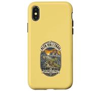 Alta-Via-1 Trail Hiking Venture Badge, Dolomites, Italy Case for iPhone X/XS