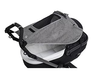 Altabebe AL7014-33 Lifeline Deluxe Sun Shade with Side Protection and Window on The Surface Light Grey