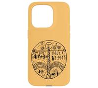 Altaic Drum Altai Kizi Shamanism Turkic Kamlanie Case for iPhone 15 Pro
