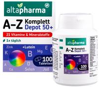 Altapharma, A-Z Complete Depot 50+,Multivitamins and Minerals 100 count