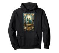 Altar Crown Figure Ornate Power Royal Sacred Core Ritual Pullover Hoodie