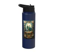 Altar Crown Figure Ornate Power Royal Sacred Core Ritual Stainless Steel Insulated Water Bottle