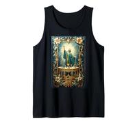 Altar Crown Figure Ornate Power Royal Sacred Core Ritual Tank Top
