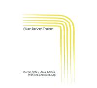Altar Server Trainer: Journal, Notes, Ideas, Actions, Priorities, Checklists, Log | Tool for Daily Goal Setting Tracker | Time Management | Performance Reviews | Project Office Book Gifts for Meetings