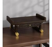 Altar Table for Meditation, Pull-Out Shelf Console, Desktop Buddhist Shrine, Ideal for Living Room, Bedroom, Office Use, Compact Design (39cm/15.3in)
