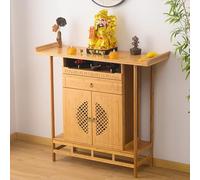 Altar Table with Altar Cabinet, Porch Tables with Pull-Out Storage Board, Meditation Tables with Drawers for Homes Temples Ancestral Halls(100x40x108cm/39.4x15.7x42.5in)