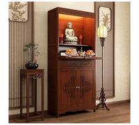 Altar Table with Storage for Home,Personal Meditation Altar Cabinet,Buddhist Table with Drawer,Chinese Buddhist Cabinet for Living Room, Prayer,68cm/26.7in
