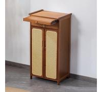 Altar Tribute Tables,Prayer Meditation Table,Chinese Buddha Niche Cabinet,with Drawers and Storage,for Living Room Bedroom.(Brown,62x38x101cm)