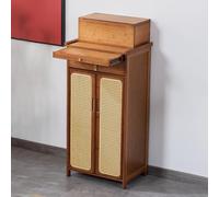 Altar Tribute Tables,Prayer Meditation Table,Chinese Buddha Niche Cabinet,with Drawers and Storage,for Living Room Bedroom.(Brown,62x38x120cm)