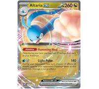 Altaria ex 140/182 Double Rare Pokemon Card (SV04 Paradox Rift) + 1x TitanCards® Toploader