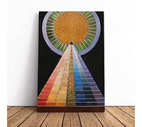 Altarpiece No.1 By Hilma Af Klint | Canvas Wall Art Print | Framed & Ready to Hang Picture | Modern Home Decor for Living Room, Bedroom, Kitchen or Office | 36x24 Inches