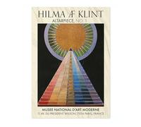 Altarpiece No, 1 Hilma Af Klint Art Print, Modern Art Painting Print, Abstract Geometric Art Exhibition Wall Art, Vintage Home Decor Realism Picture Artwork, A2 (Print Only) - 59.4x42cm