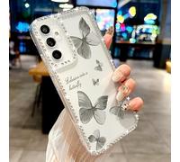 Altartar Case for Samsung Galaxy S26 Plus Mobile Phone Case Glitter, Transparent Case Samsung S26 Plus Protective Case Bling Diamond Silicone Case Camera Protection Luxury Butterfly Cover Women Girls