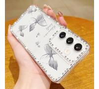 Altartar Case for Samsung Galaxy S26 Ultra Mobile Phone Case Glitter, Transparent Case Samsung S26 Ultra Protective Bling Diamond Silicone Case Camera Protection Luxury Butterfly Cover Women Girls