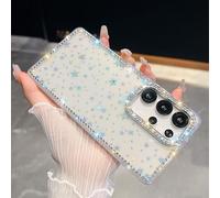Altartar Glitter Case for Samsung Galaxy A15 5G Mobile Phone Case Transparent, Silicone Protective Case Women Bling Diamond Case Transparent Case Thin Shockproof Cover for Women Girls Stars