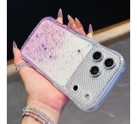 Altartar Transparent Mobile Phone Case for iPhone 13 Glitter Soft Silicone Protective Case Sparkle Diamond Case Women's Transparent Luxury Glitter Slim Shockproof Cover Girls Aesthetic Camera