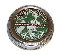 Altberg Leder Gris Water Repelling Leather Boot Wax Oil - Waterproofing for Brown Military Boots 40g Tin