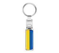 ALTCIRNMD 3D Epoxy Car Keychain,Beautiful Yellow Blue Ukraine Flag Fob,Moto Emblem Badge Ornaments Craft Automobile Modification Fashion Accessories Decoration Jewelry Gifts,Picture,1.2X9.7Cm