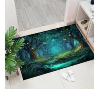 ALTCIRNMD Cat That Broke Through The Wall Welcome Mats, 50X80Cm, Luxury Abstract Style Indoor Carpet, Non-Slip Washable Floor Mat For Doorways, Stairs, Game Rooms, Living Rooms, Black White
