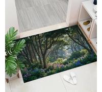 ALTCIRNMD Cracked Owl Welcome Mats, 60X90Cm, Luxury Illustration Style Indoor Carpet, Non-Slip Washable Floor Mat For Doorways, Stairs, Game Rooms, Living Rooms, Black Gold