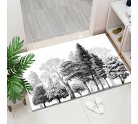ALTCIRNMD Cute Cat Welcome Mats, 70X100Cm, Healing Realistic Style Indoor Carpet, Non-Slip Washable Floor Mat For Doorways, Stairs, Game Rooms, Living Rooms, Brown