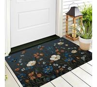 ALTCIRNMD Door Mat Absorbent Non-Slip Welcome Mats Washable Kitchen Rugs For Entryway Front Door Mat Wildflower Meadow Dream Garden Doormat Outdoor Indoor Entrance Doormat For Bedroom Porch 60X90Cm