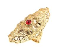 ALTCIRNMD Ethiopian Gold Color Ring For Women And Men,Chunky Rings For Women Thick Rings Wedding Rings Trendy African Arabian Charm Party Wedding Jewelry Gift,Color1,7