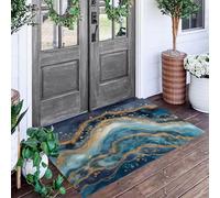 ALTCIRNMD Ink Marble Printed Non-Slip Doormat,Bathroom Mat Understated Luxury Wabi-Sabi Style Rug Home Doormat Kitchen Carpet For Floor Door Mat For Door Entrance, Bathroom 3D, 70X100Cm
