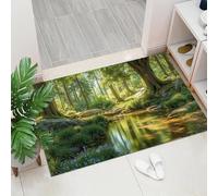 ALTCIRNMD Ink Splatter Cat Welcome Mats, 60X90Cm, Street Graffiti Style Indoor Carpet, Non-Slip Washable Floor Mat For Doorways, Stairs, Game Rooms, Living Rooms, Orange-Blue