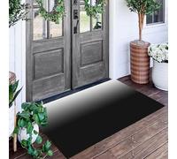 ALTCIRNMD Linear Gradient Doormat Black White Minimalist Art Welcome Front Porch Decor Doormat For The Entrance Way Personalized Rugs Backing Non Slip Doormats, 40X60Cm