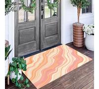 ALTCIRNMD Non Slip Area Rug 40X60Cm Marble Abstract Lightweight Carpet, Wabi-Sabi Texture Washable Mat Low Pile Rug For Dining Room Home Office Bedroom Hall Lounge Home Decor