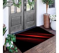 ALTCIRNMD Non Slip Area Rug 80X120Cm Linear Neon Lightweight Carpet, Cyberpunk Style Washable Mat Low Pile Rug For Dining Room Home Office Bedroom Hall Lounge Home Decor
