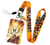 ALTcompluser Anime Lanyard Card Holder, ID Card Case with Lanyard for Key Ring, ID Card, Exhibition (Ninetails Fashion)