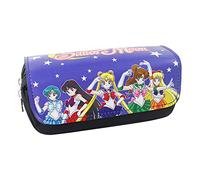 ALTcompluser Anime Sailor Moon Pencil Case, Canvas School Pencil Case Organiser for School & Office