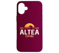 Altea Costa Blanca Spain | Altea España Retro Wave Logo Case for iPhone 16 Plus