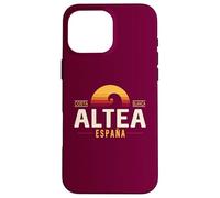 Altea Costa Blanca Spain | Altea España Retro Wave Logo Case for iPhone 16 Pro Max