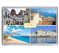 Altea Costa Brava Spain Souvenir Acrylic Fridge Magnet (Standard: 70x45mm)