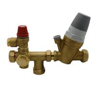 Altecnic - Caleffi 22mm 2/3 Bar Multibloc Inlet Control Valve 2 Piece 535003Cst