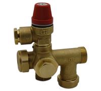Altecnic - Caleffi 22mm Manifold 300015 And 312 6 Bar Pushfit Srv 312469