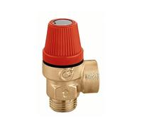 Altecnic Caleffi 312 Series SRV Safety Relief Valve 1/2' MxF / 6.0 Bar