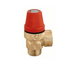 Altecnic Caleffi 312 Series SRV Safety Relief Valve 1/2' MxF / 6.0 Bar