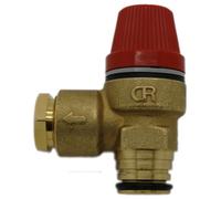 Altecnic - Caleffi 6 Bar Pushfit Safety Relief Valve For Manifold 312469