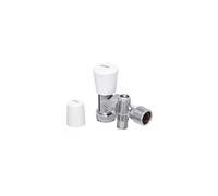Altecnic Eres Lockshield Angled Radiator Valve with Drain Off - 8mm/10mm